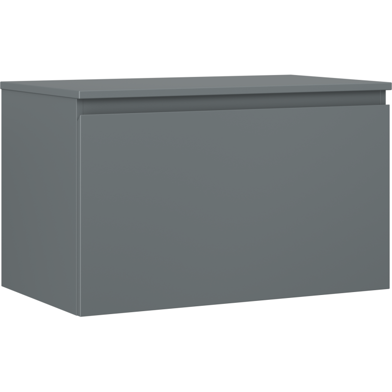 Mexen Orio шкаф за баня под умивалник 80 см с плот, 1 чекмедже, мат графит - 91A10-08047-1-BFC66