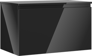 Mexen Orio баня шкаф под умивалник 80 см с плот, 1 чекмедже, черен гланц - 91A10-08047-1-BFC70
