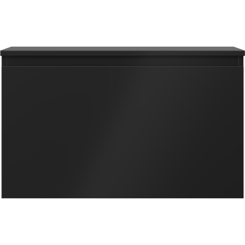 Mexen Orio шкаф за баня под умивалник 80 см с плот, 1 чекмедже, черен мат