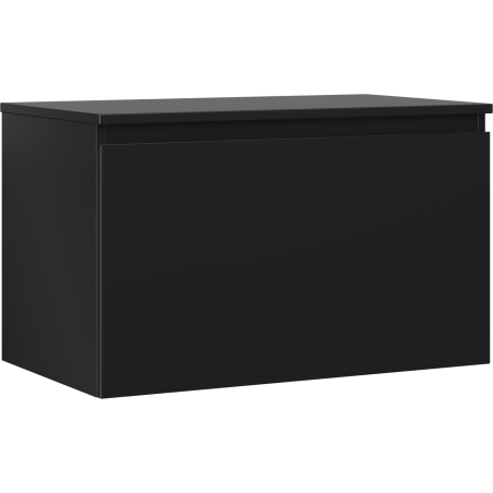 Mexen Orio шкаф за баня под умивалник 80 см с плот, 1 чекмедже, черен мат