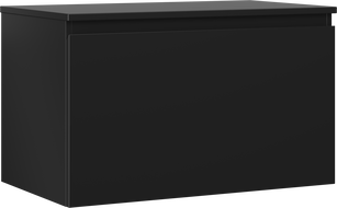 Mexen Orio шкаф за баня под умивалник 80 см с плот, 1 чекмедже, черен мат