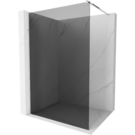 Mexen Kioto Душ за стена Walk-in 100 x 200 см, графит 8 мм, хром - 800-100-101-01-40