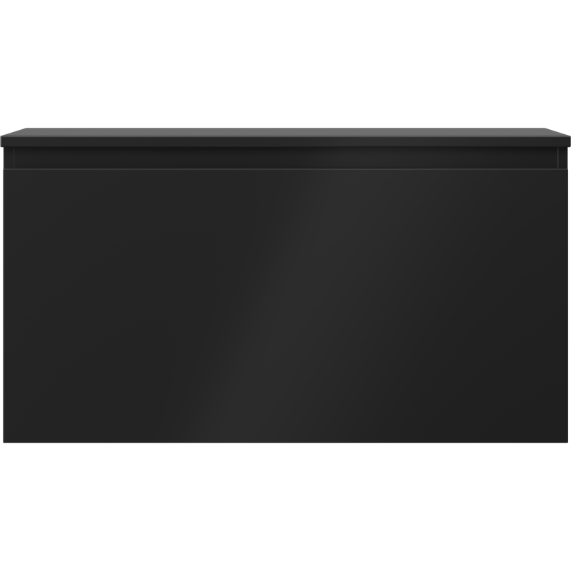 Mexen Orio шкаф за баня под мивка 90 см с плот, 1 чекмедже, черен мат - 91A10-09047-1-BFC71