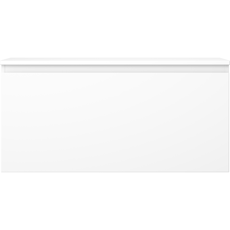 Mexen Orio шкаф за баня под умивалник 100 см с плот, 1 чекмедже, бял мат - 91A10-10047-1-BFC01