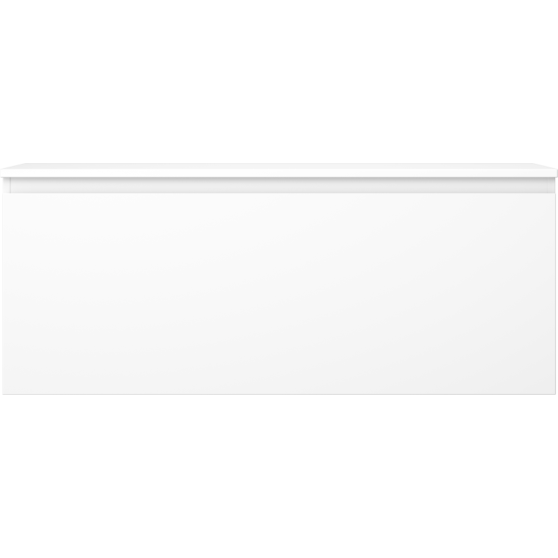 Mexen Orio шкаф за баня за под умивалник 120 см с плот, 1 чекмедже, бял мат - 91A10-12047-1-BFC01