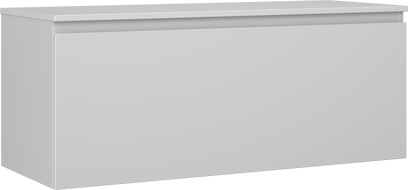 Mexen Orio шкаф за баня с плот 120 см, 1 чекмедже, сив мат - 91A10-12047-1-BFC62