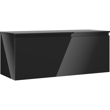 Mexen Orio шкаф за баня под умивалник 120 см с плот, 1 чекмедже, черен гланц - 91A10-12047-1-BFC70