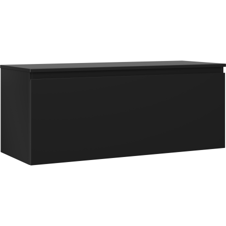 Mexen Orio шкаф за баня под мивка 120 см с плот, 1 чекмедже, черен мат - 91A10-12047-1-BFC71