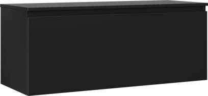 Mexen Orio шкаф за баня под мивка 120 см с плот, 1 чекмедже, черен мат - 91A10-12047-1-BFC71