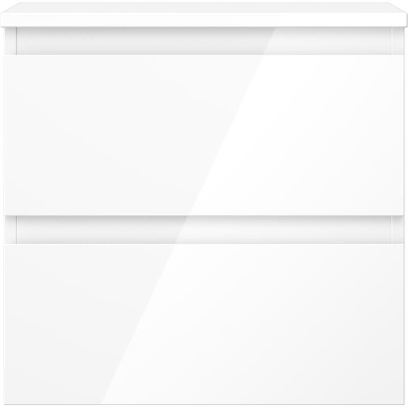 Mexen Orio шкаф за баня за мивка 50 см с плот, 2 чекмеджета, бял гланц - 91A10-05047-2-BFFC00