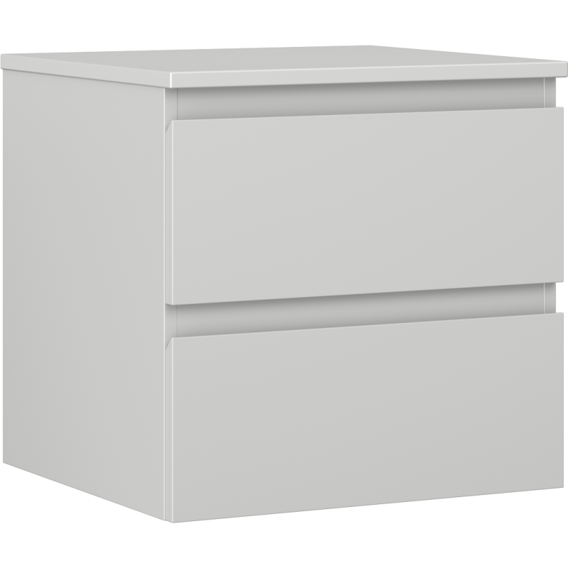 Mexen Orio шкаф за баня за мивка 50 см с плот, 2 чекмеджета, сив мат - 91A10-05047-2-BFFC62