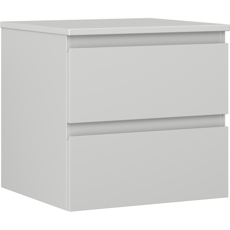 Mexen Orio шкаф за баня за мивка 50 см с плот, 2 чекмеджета, сив мат - 91A10-05047-2-BFFC62