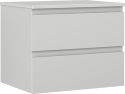 Mexen Orio шкаф за баня за мивка 60 см с плот, 2 чекмеджета, сив мат - 91A10-06047-2-BFFC62