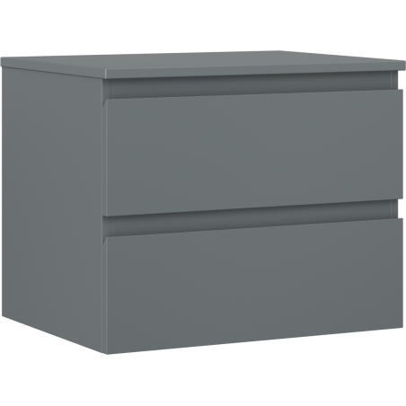 Mexen Orio шкаф за баня под мивка 60 см с плот, 2 чекмеджета, мат графит