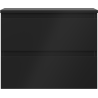 Mexen Orio шкафа за баня под мивка 60 см с плот, 2 чекмеджета, черен мат - 91A10-06047-2-BFFC71