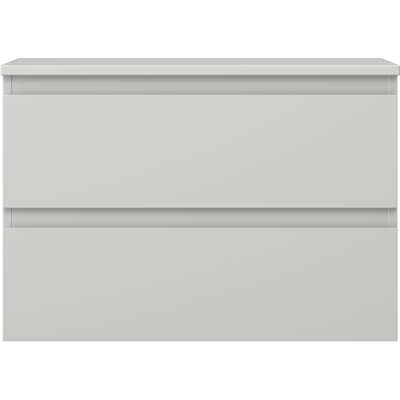 Mexen Orio баня шкаф за мивка 70 см с плот, 2 чекмеджета, сив мат - 91A10-07047-2-BFFC62