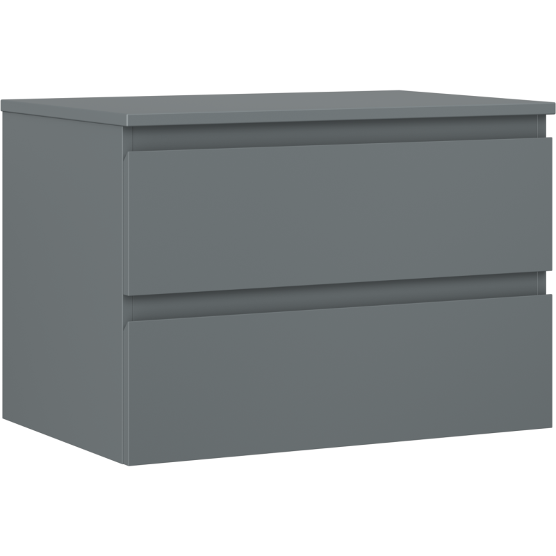 Mexen Orio шкаф за баня под мивката 70 см с плот, 2 чекмеджета, графит мат - 91A10-07047-2-BFFC66