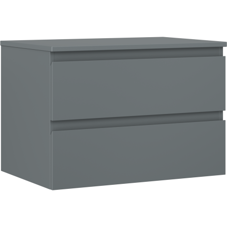Mexen Orio шкаф за баня под мивката 70 см с плот, 2 чекмеджета, графит мат - 91A10-07047-2-BFFC66