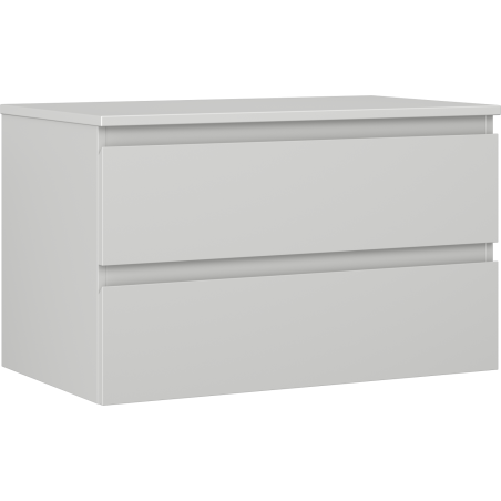 Mexen Orio шкаф за баня под умивалник 80 см с плот, 2 чекмеджета, сив мат - 91A10-08047-2-BFFC62