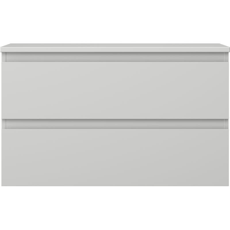 Mexen Orio шкаф за баня под умивалник 80 см с плот, 2 чекмеджета, сив мат - 91A10-08047-2-BFFC62