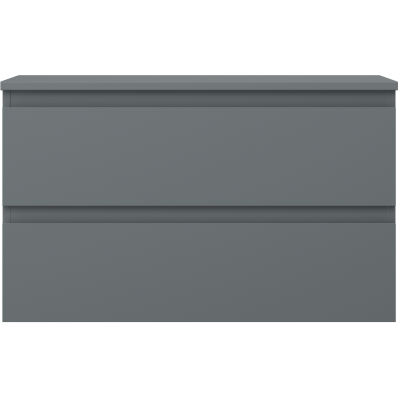 Mexen Orio баня шкаф под мивка 80 см с плот, 2 чекмеджета, графит мат - 91A10-08047-2-BFFC66