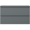 Mexen Orio баня шкаф под мивка 80 см с плот, 2 чекмеджета, графит мат - 91A10-08047-2-BFFC66