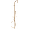 Mexen T душ колона, розово злато - 7939399-60
