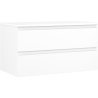 Mexen Orio шкаф за баня под мивка 90 см с плот, 2 чекмеджета, бял мат - 91A10-09047-2-BFFC01