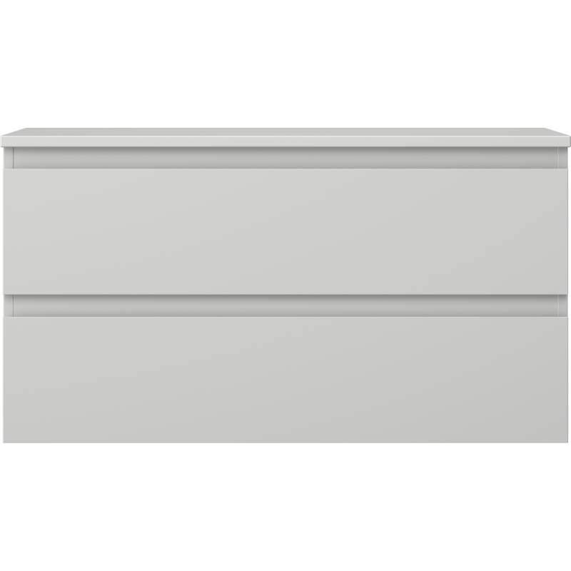 Mexen Orio шкаф за баня под мивка 90 см с плот, 2 чекмеджета, сив мат - 91A10-09047-2-BFFC62