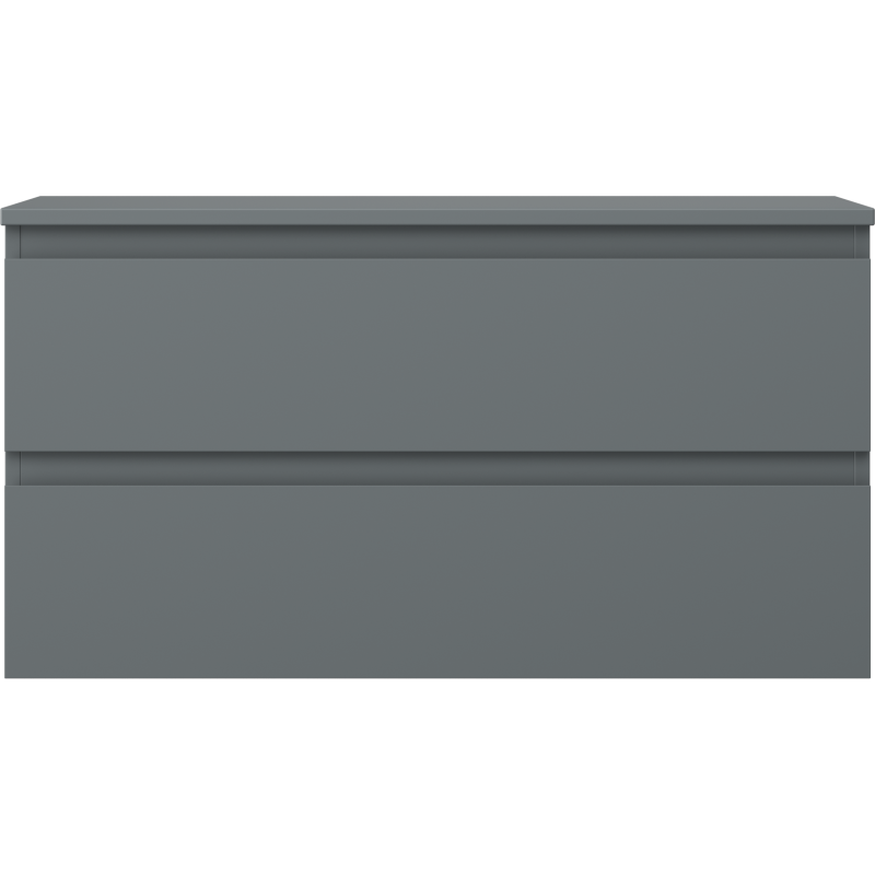 Mexen Orio шкаф за баня под умивалник 90 см с плот, 2 чекмеджета, матиран графит - 91A10-09047-2-BFFC66