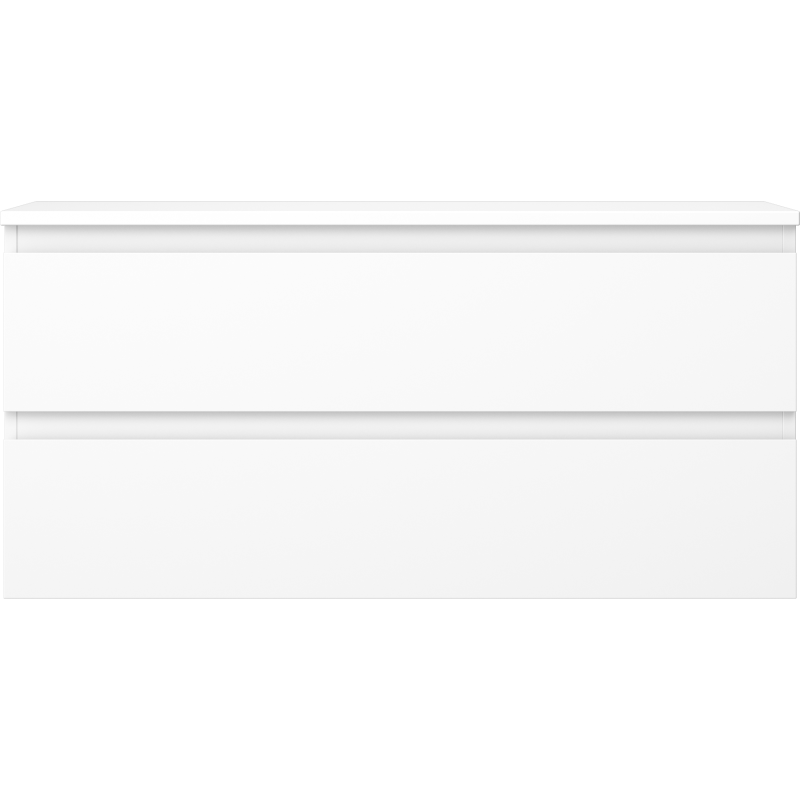 Mexen Orio баня шкаф под умивалник 100 см с плот, 2 чекмеджета, бял мат - 91A10-10047-2-BFFC01