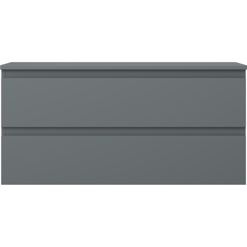 Mexen Orio шкаф за баня под мивка 100 см с плот, 2 чекмеджета, матов графит - 91A10-10047-2-BFFC66