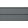 Mexen Orio шкаф за баня под мивка 100 см с плот, 2 чекмеджета, матов графит - 91A10-10047-2-BFFC66