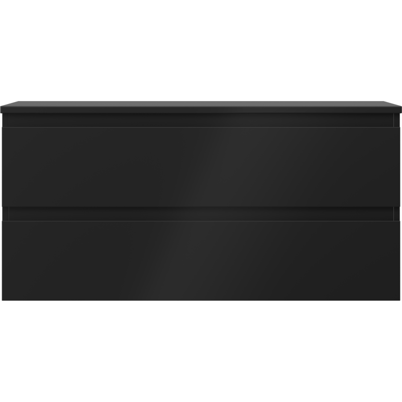 Mexen Orio шкаф за баня 100 см с плот, 2 чекмеджета, черен мат - 91A10-10047-2-BFFC71