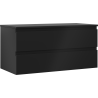 Mexen Orio шкаф за баня 100 см с плот, 2 чекмеджета, черен мат - 91A10-10047-2-BFFC71