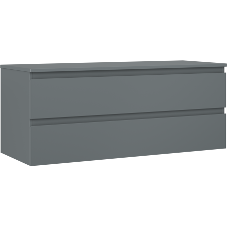 Mexen Orio баня шкаф за мивка 120 см с плот, 2 чекмеджета, матов графит - 91A10-12047-2-BFFC66
