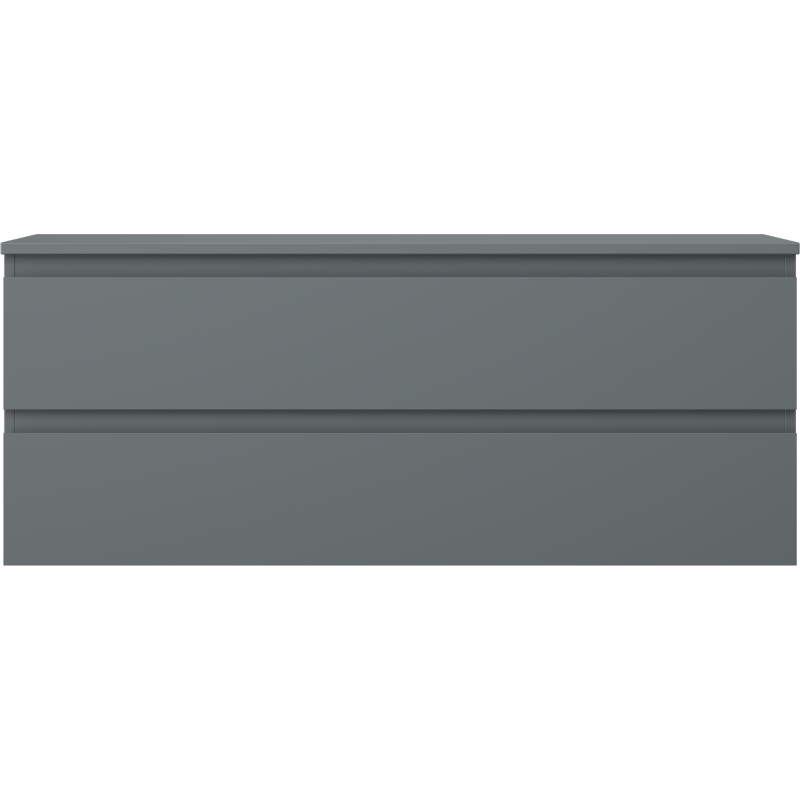 Mexen Orio баня шкаф за мивка 120 см с плот, 2 чекмеджета, матов графит - 91A10-12047-2-BFFC66