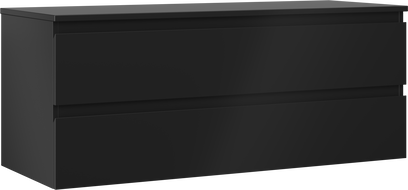 Mexen Orio шкаф за баня под умивалник 120 см с плот, 2 чекмеджета, черен мат - 91A10-12047-2-BFFC71