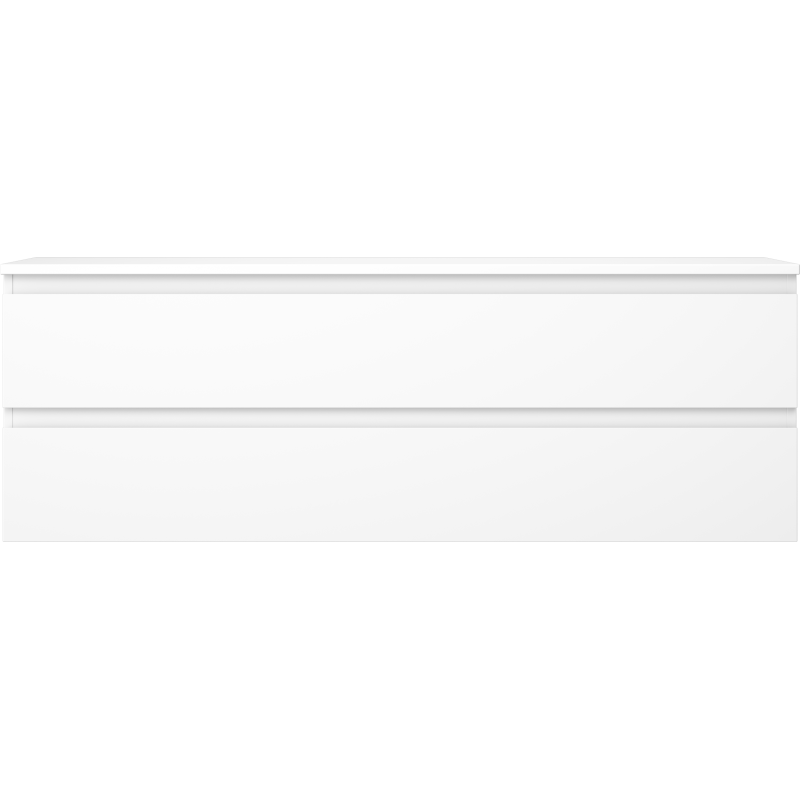 Mexen Orio шкаф за баня под мивка 140 см с плот, 2 чекмеджета, бял мат - 91A10-14047-2-BFFC01