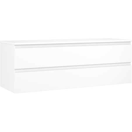 Mexen Orio шкаф за баня под мивка 140 см с плот, 2 чекмеджета, бял мат - 91A10-14047-2-BFFC01