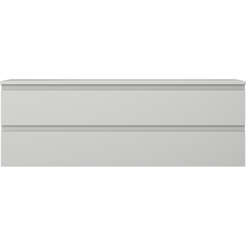 Mexen Orio шкаф за баня под умивалник 140 см с плот, 2 чекмеджета, сиво матово - 91A10-14047-2-BFFC62