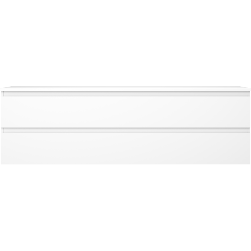 Mexen Orio шкаф за баня с мивка 160 см с плот, 2 чекмеджета, бял мат