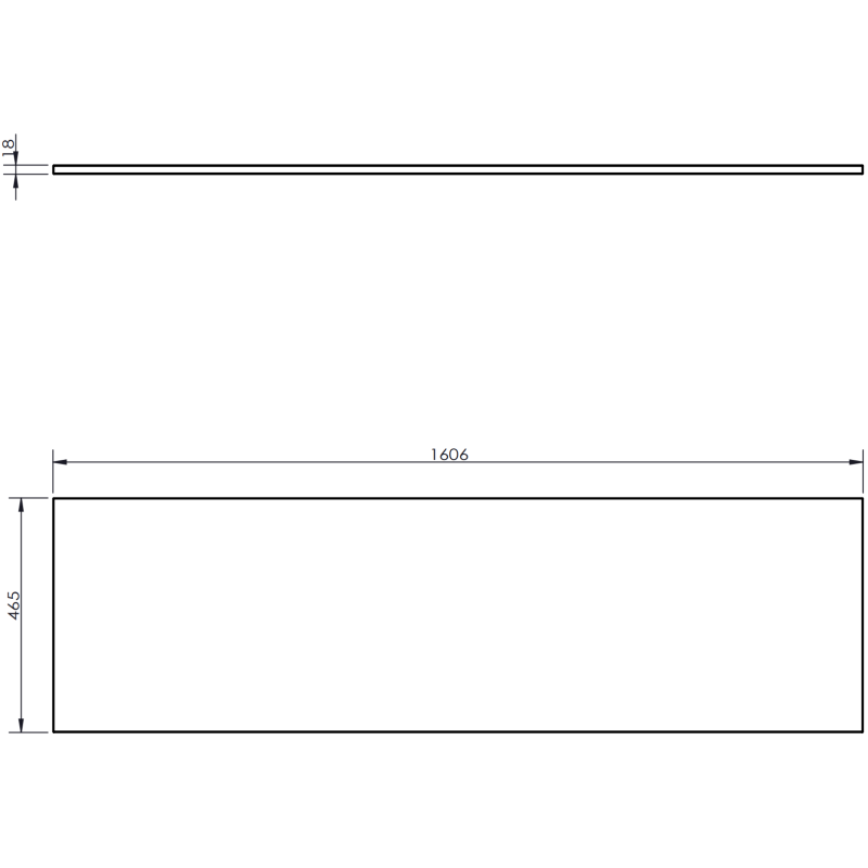 Mexen Orio баня шкаф подмивка 160 см с плот, 2 чекмеджета, сиво мат