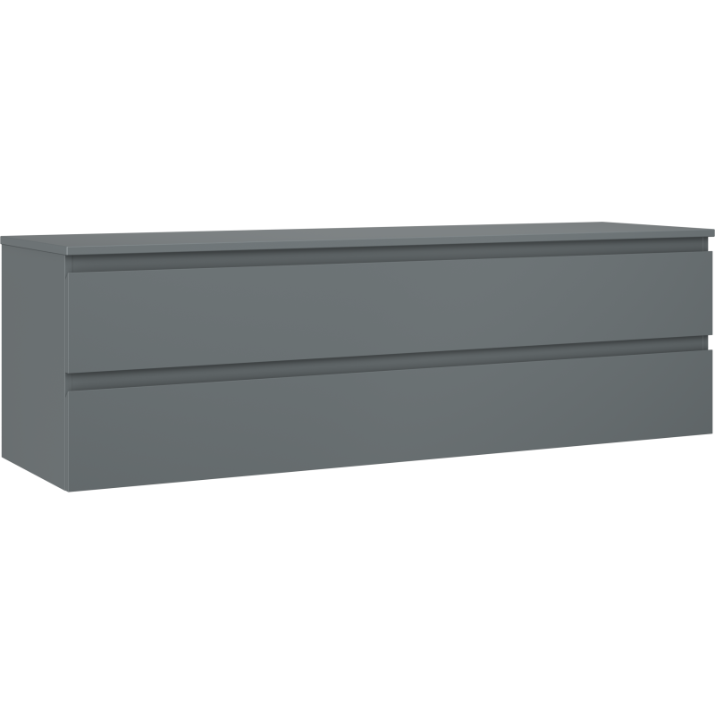 Mexen Orio баня шкаф под умивалник 160 см с плот, 2 чекмеджета, графит мат - 91A10-16047-2-BFFC66