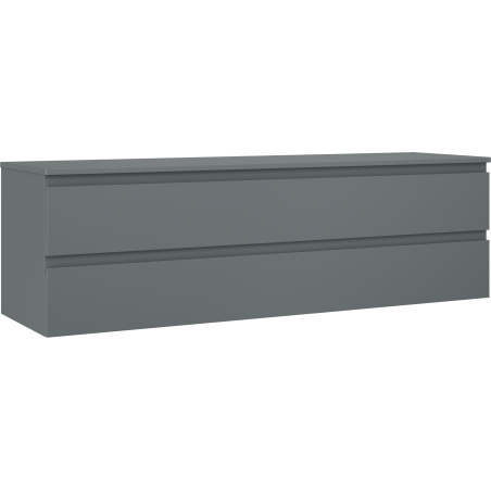 Mexen Orio баня шкаф под умивалник 160 см с плот, 2 чекмеджета, графит мат - 91A10-16047-2-BFFC66