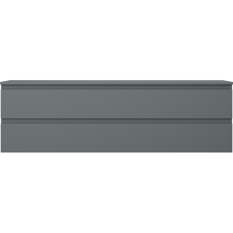Mexen Orio баня шкаф под умивалник 160 см с плот, 2 чекмеджета, графит мат - 91A10-16047-2-BFFC66