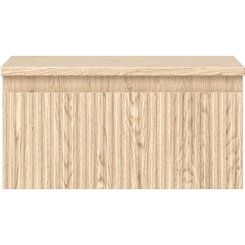 Mexen Rivel баня шкаф под мивка 50 см с плот, 1 чекмедже, рифеловано, дъб - 91A20-05023-1-BFC81