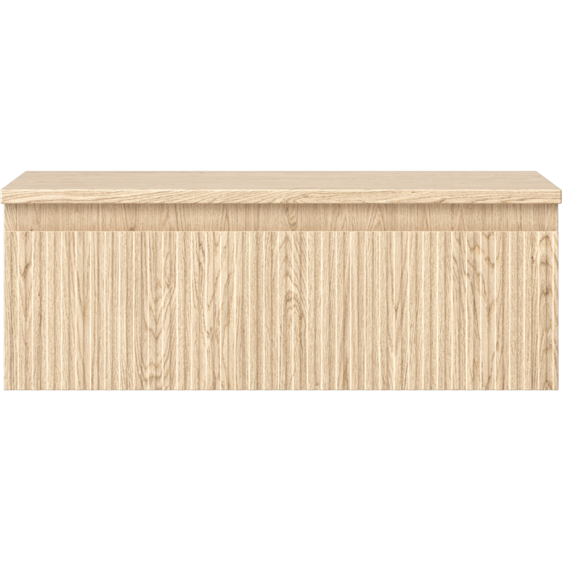 Mexen Rivel шкаф за баня под умивалник 70 см с плот, 1 чекмедже, релефна, дъб - 91A20-07023-1-BFC81