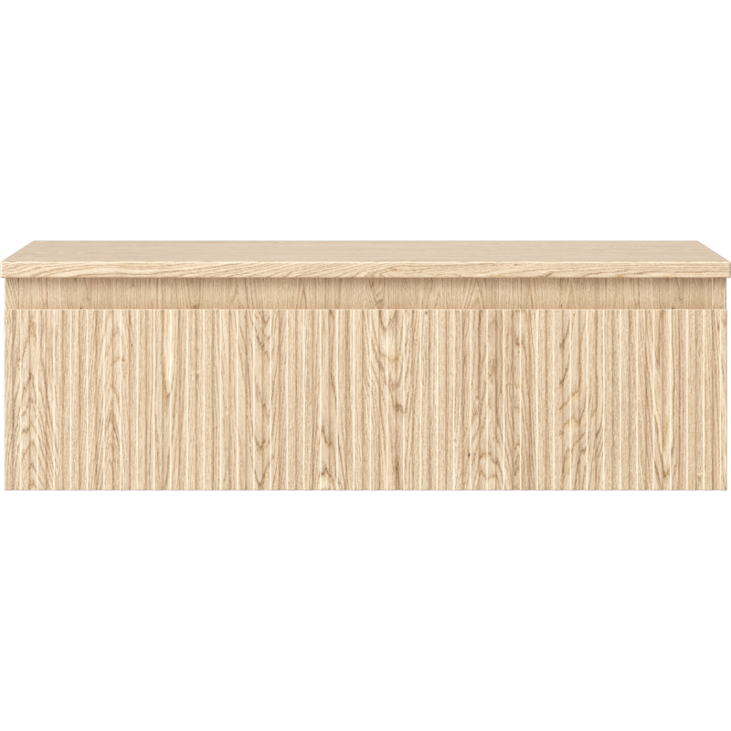 Mexen Rivel шкаф за баня под умивалник 80 см с плот, 1 чекмедже, рифлован, дъб - 91A20-08023-1-BFC81