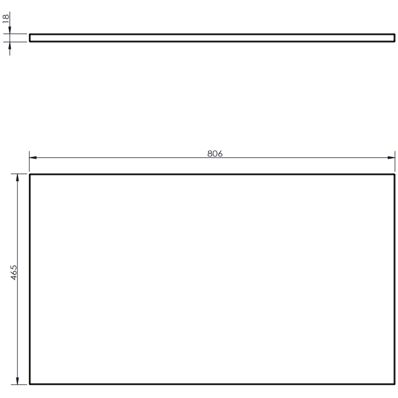 Mexen Rivel шкаф за баня под умивалник 80 cm с плот, 1 чекмедже, орехов - 91A20-08023-1-BFC86